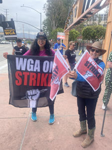 Members-waving-WGA-on-strike-signs-and-flags-outside-Disney.jpg