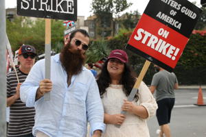 At-the-Middle-Eastern-Writers-Committee-Picket-at-TV-City-on-9-21.-Photo-Jerry-Jerome.JPG